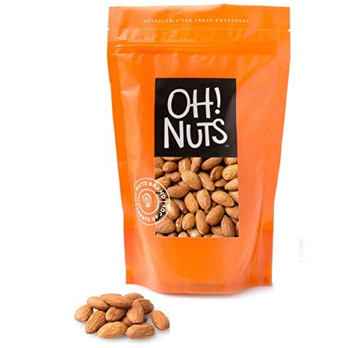 Oh! Nueces 2lb Secos Tostados Almendras Sin Sal | Tuerca San