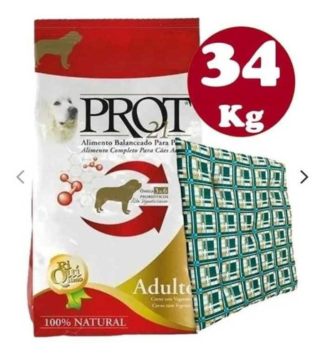 Prot 21 Adulto 34kg + Regalo