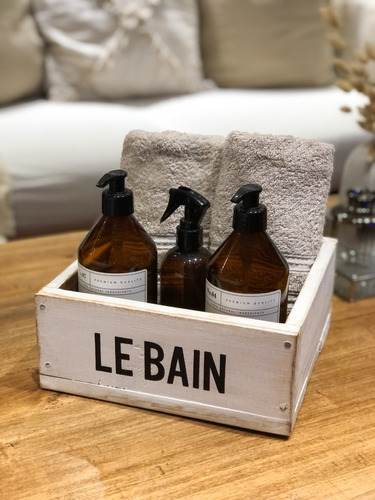 Caja Organizadora De Madera Para Baño -  Le Bain