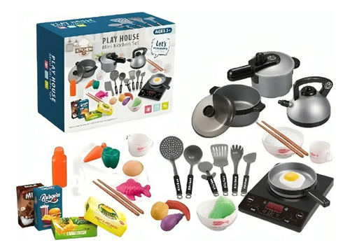 Set Ollas De Camping De Juguete Con Luces Y Sonidos