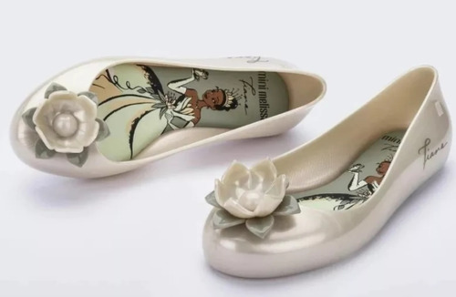 Mini Melissa Mel Zapatos Flats Tiana Disney 19 Cm 