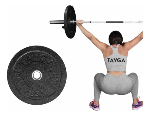 Par Disco Bumper 15 Lbs Hi Temp Crossfit Gym Tayga 2 Pz