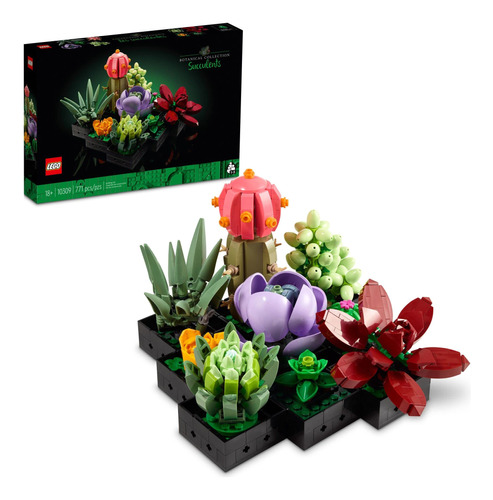 Lego Suculentas Plantas Decorativas Para Hogar (771 Pzs)