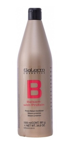 Salerm Bálsamo Acondicionador Proteínas 1000 Ml Línea Oro 