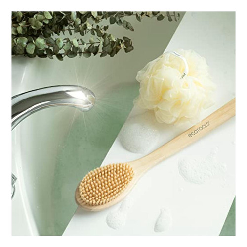 Ecotools, Bristle Bath Brush, Cepillo Para Baño, Cerdas