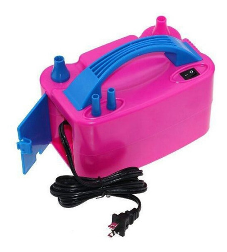 Inflador Eléctrico Doble Acción Globos - Pico Adaptador