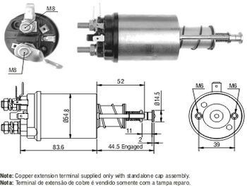 Solenoide Luc. Bedford 220/t-baja 12v