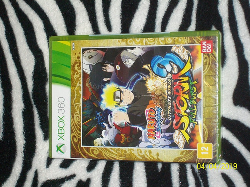Naruto Ultimate Ninja Storm 3 Full Burst Fisico Sellado Xbox
