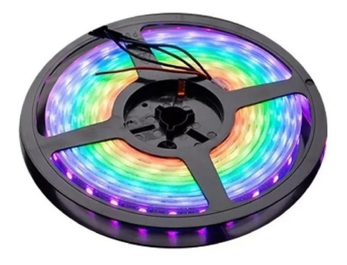 Rollo De Tira De Led 5050 Interior Rgb Multicolor 