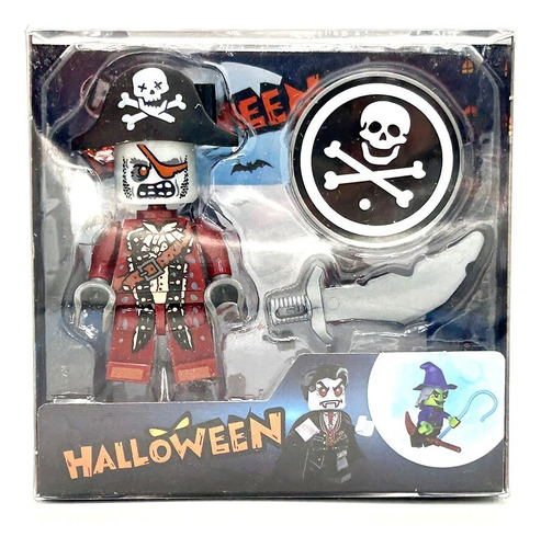 Muñeco Terror Halloween Lobo Pirata Bruja Dracula Gargola