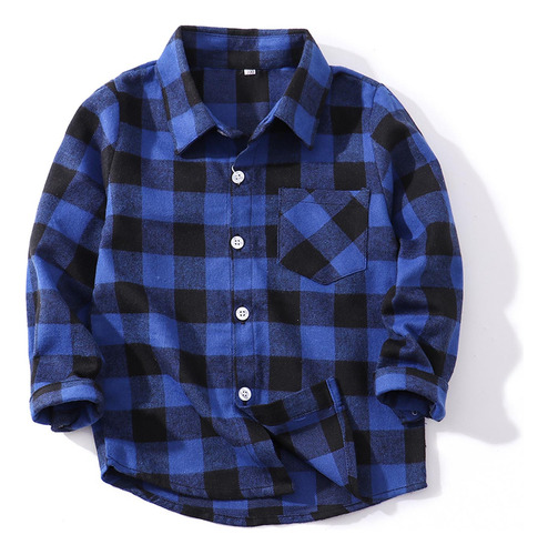 Abrigo Para Niños Pequeños, Camisa, Chaqueta, A Cuadros, Man