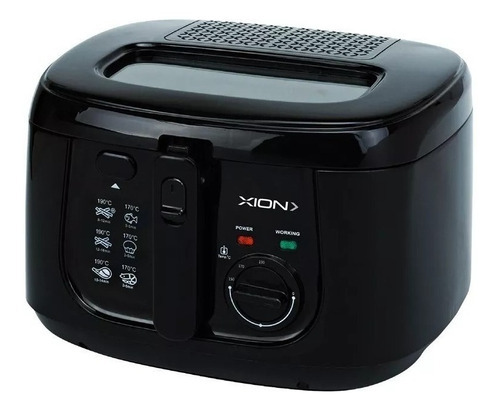 Freidora Electrica Con Aceite 2,5 L Xion 1800 W Gl90 Color Negro Frecuencia 50Hz