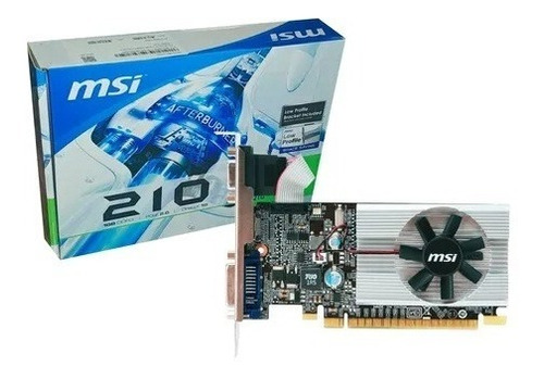 Tarjeta De Video Msi Geforce  210 Nvidia Pcie 1gb Ddr3