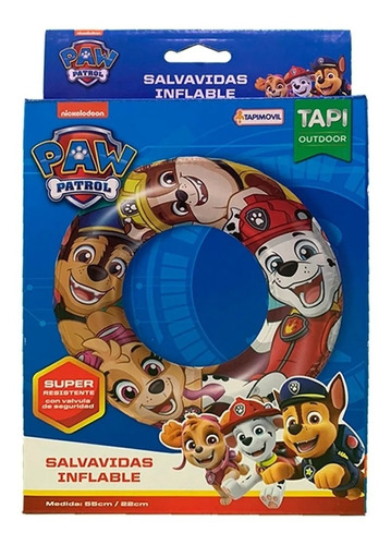 Salvavidas Inflable Paw Patrol - Tapimovil - E. Full