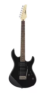 Guitarra eléctrica Yamaha ERG121 de tilo black brillante con diapasón de palo de rosa