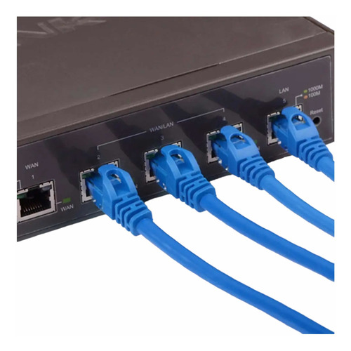 Imagen 3 de 3 de Cable Internet Rj45 Lan Red Cat 6e Ethernet De 15 Metros