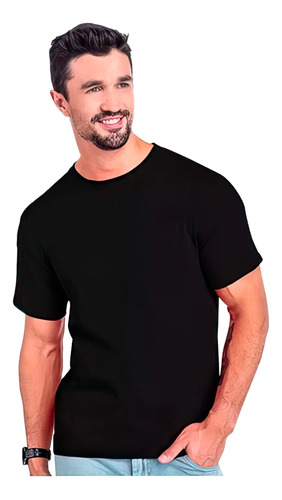 Playera 100% Algodón, Peso Completo, Cuello Redondo 5pz