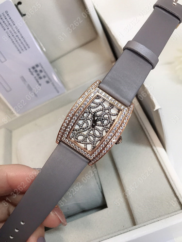 Piaget Reloj Mujer,diamantes Incrustados,correa Gris