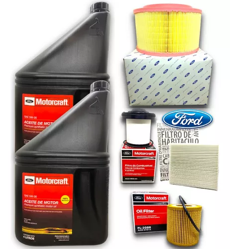 Kit Aceite Motorcraft 5w30 Sintético Ford Fiesta X 5 Lts.