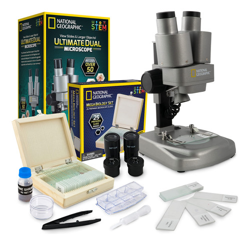 National Geographic Kit De Ciencia De Microscopio Para Niñ.