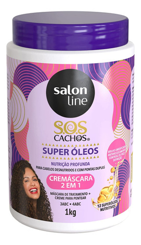 Linha Tratamento (sos Cachos) Salon Línea  cremascara.