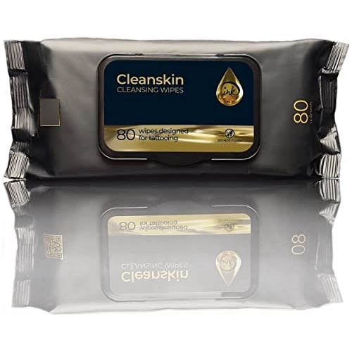 Cleanskin Toallitas Limpiadoras Para Tatuajes Con Jabón Ve