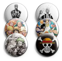 Comprar Bottons One Piece Parte 1 - Kit Com 20 Bottons Botton Broche