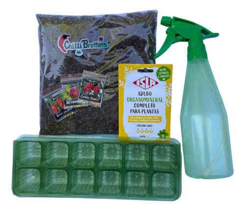 Kit Cultivo 3 Mais Fortes Do Mundo Carolina, Scorpion E Bhut