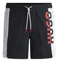 Comprar Traje De Baño Tipo Shorts Hugo De Hombre Con Estampado
