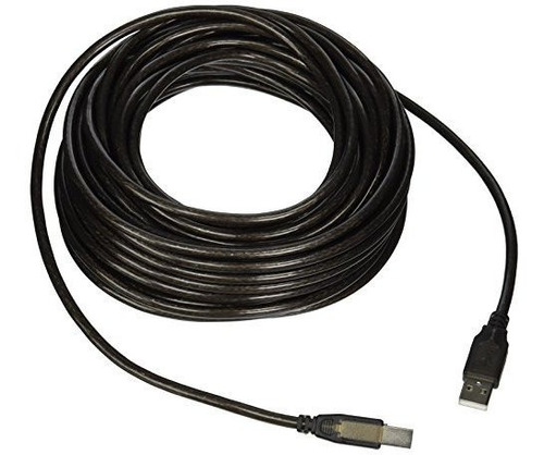 Monoprice Usb-a A Usb-b 2.0 Cable - Activo 28-24 Awg Negro 4