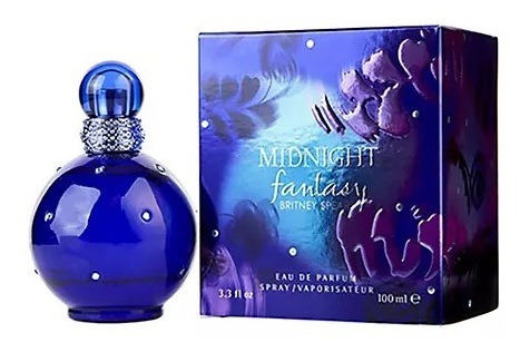 Imagen 2 de 6 de Perfume Britney Spears Midnight Fantasy 100ml Edp Dama Og