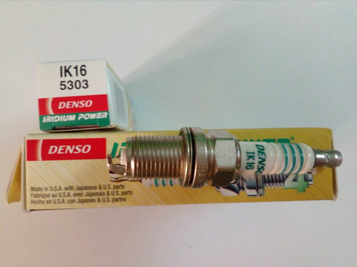 Imagen 2 de 3 de Bujia Denso Iridium Ik16 Nissan Toyota Mazda Mitsubishi