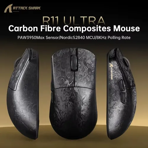 Mouse Gamer Sem Fio Attack Shark R11 Ultra | MercadoLivre