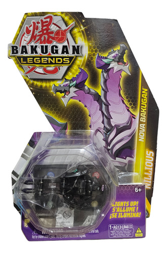 Nillious Nova Bakugan Legends Con Luz