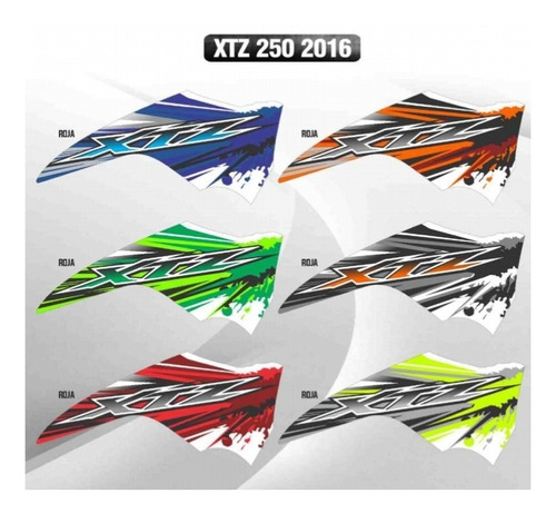 Calcomanías Xtz 250 2016