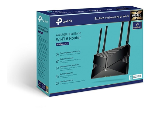 Router Tp-link Ax1800 Dual Banda Wi-fi6 Archer Ax23 Onemesh 
