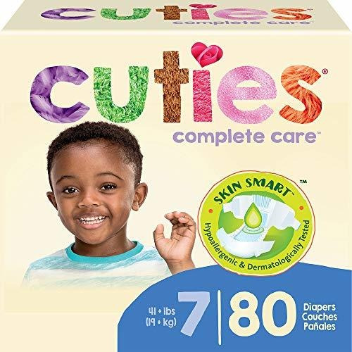 Pañales Para Bebes - Talla 7 - Cuties - X80 Unidades 