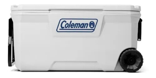 Conservadora Coleman Chest Space Blue 100qt Con Ruedas Usa