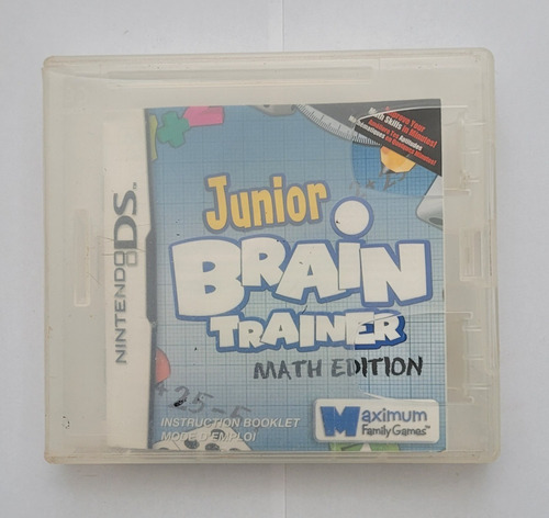 Jogo Junior Brain Trainer: Math Ed. - Nin. Ds: Fisico/usado