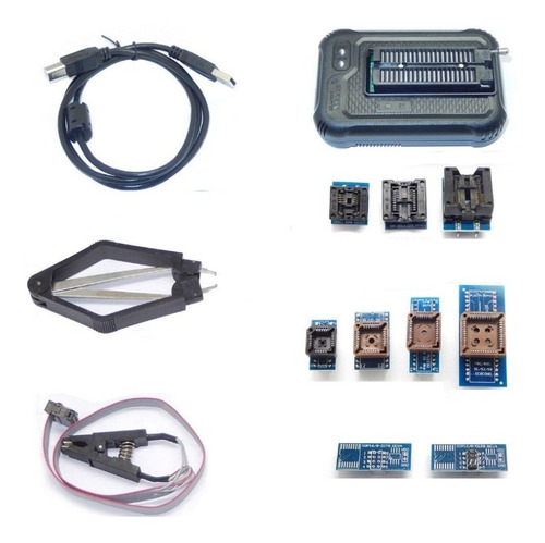 T48(tl866-3g) +10 Adaptadores Eeprom ,nand, Emmc.