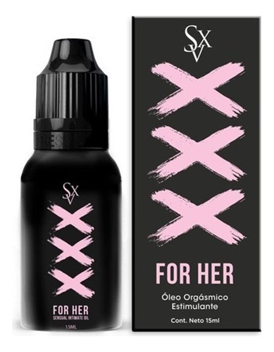 Gel Lubricante Sexitive  Xxx  For Her Oleo Orgasmico