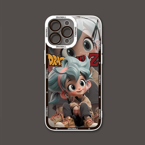 Funda De Teléfono Dragon Ball Anime Para iPhone 15 14 13 12