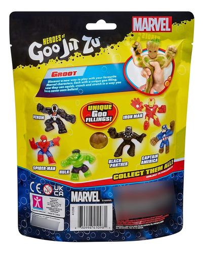 Heroes Of Goo Jit Zu Licencia Marvel Hero Pack - Groot