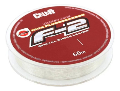 Linha De Pescaria Celta F-2 Shock Leader #6 0,41mm 20lb 60m