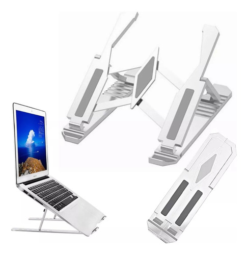 Soporte Para Tablet Y Laptop Plegable Rosado