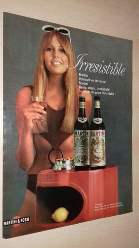 P242 Clipping Publicidad Vermouth Martini Año 1967