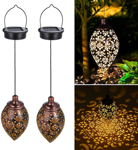 Luces Solares Colgantes Tomshine Linterna Solar Led Jardín