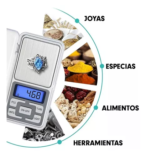 Balanza Digital Gramera Báscula Portátil Gramos de peso De Bolsillo  0.01G