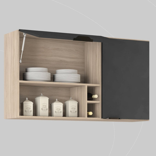 Armario de aire Firenze con 2 puertas, 120 cm, Avena Afwt Niche
