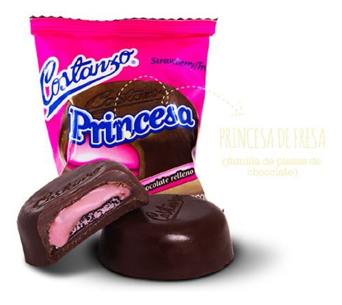 Estuche Con 24 Princesas Costanzo Chocolate Od.st